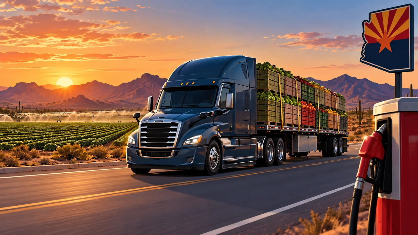 Arizona eases farm-truck rules amid diesel emergency Arizona eases farm-truck rules amid diesel emergency