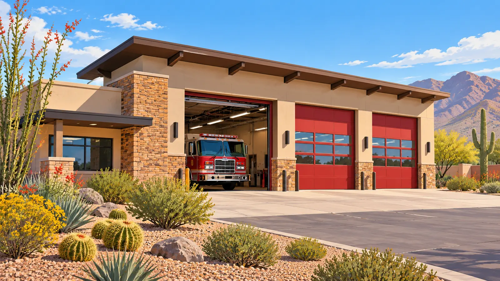 Surprise crews return to renovated Fire Station 305