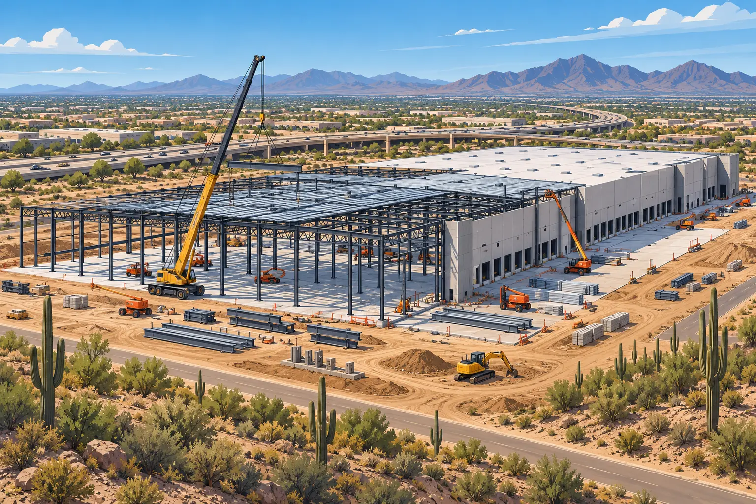 Construction starts on 463,079-square-foot VT101 warehouse in Glendale